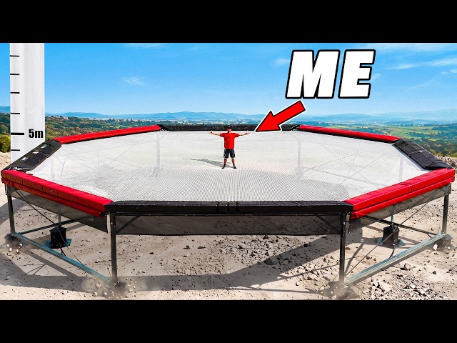 Breaking the Highest Trampoline Jump World Record
