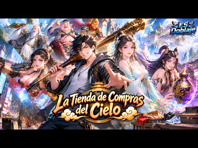 🔥La Tienda de Compras del Reino Celestial🛒Un Humano Que Cambió la Vida de los Dioses✨#espdub #anime