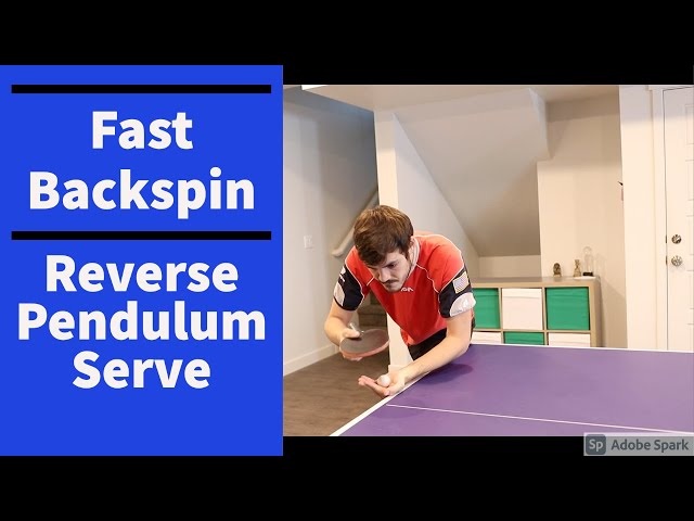 Reverse Pendulum Serve Tutorial | Fast Backspin