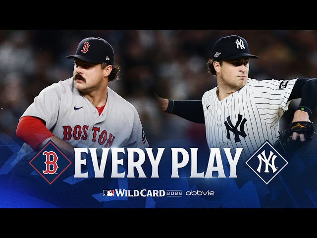 EVERY PLAY from Red Sox vs. Yankees AL Wild Card Series Game 1
