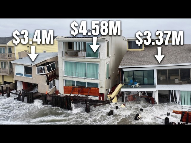 Massive Waves Are Smashing California’s Multi Million Dollar Homes