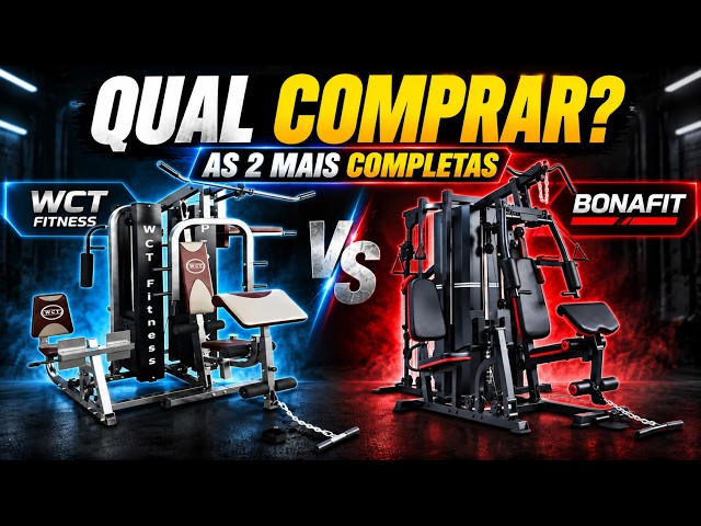 WCT Fitness Pro Deluxe vs Bonafit 5 Frentes: Qual Estação de Musculação Comprar?