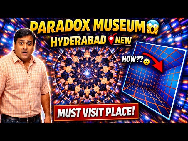 Reality or Illusion? 🤯Hyderabad’s most mind-bending experience is here!Paradox Museum is NOT normal