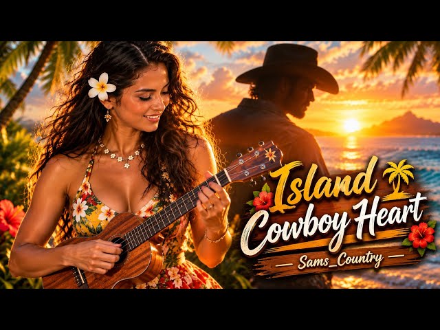 Island Cowboy Heart ❤ | Hawaiian Country Dance & Reggae Beach Music | Sams_Country