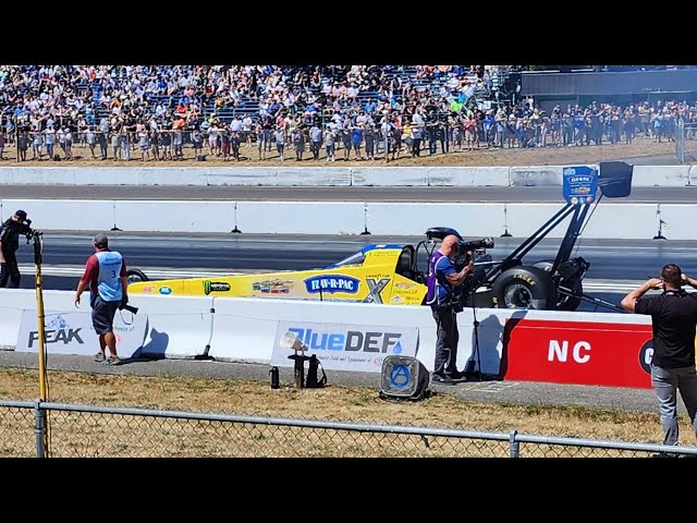 NHRA Top fuel Drag Racing first time reaction. Pacific Raceways in Kent Washington 2023