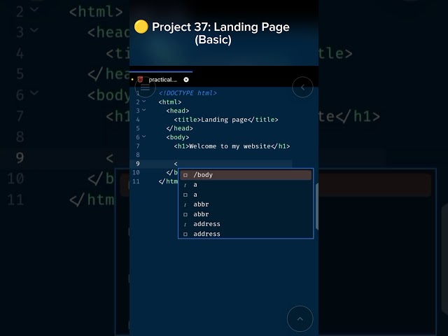 Basic HTML Landing Page Tutorial | Hero Section, Features & Call to Action