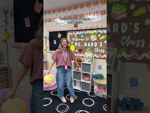 Teacher outfits! #explore #teacherlife #teacher #teacheroutfits #elementary #teaching #classroom