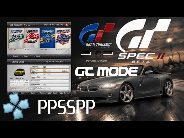 Gran Turismo PSP Career Mod - Spec ll BETA