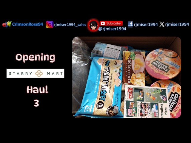 Starry Mart Snack Haul 3