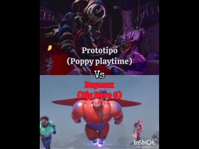 baymax (big Hero 6) vs prototipo (poppy playtime 5)