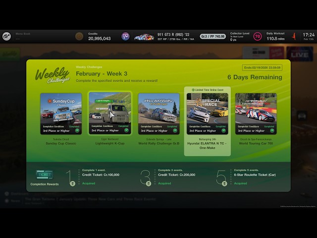 GT7 - Weekly Races - Lightweight K-Cup - Eiger Nordwand - Honda S660 '15 - 🏆