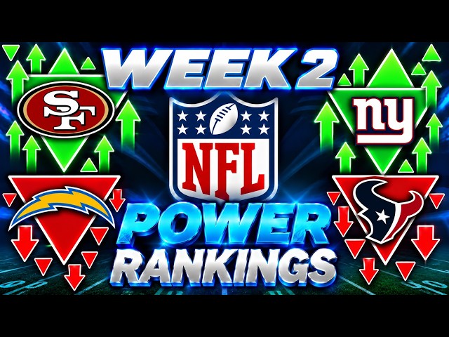 NFL Week 2 Power Rankings 2026 (TIME TO OVERREACT!!!)