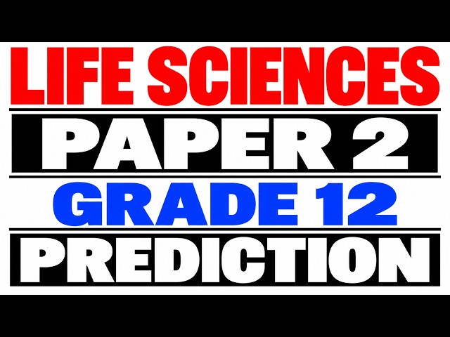 LIFE SCIENCES  PAPER 2 GRADE 12 PREPARATORY EXAMS, TRIAL EXAMS PRELIM LIFE SCIENCES PAPER 2 THUNDERE