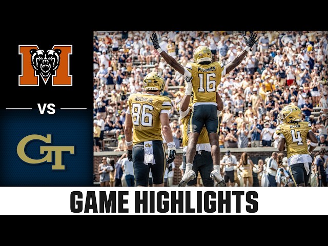 Mercer vs. Georgia Tech Game Highlights | 2026 ACC Football