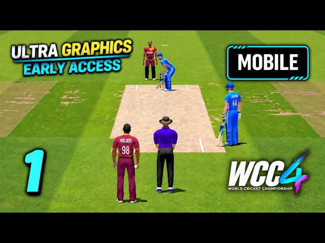World Cricket Championship 4 Gameplay | 4K 60FPS Ultra Graphics (Early Access)