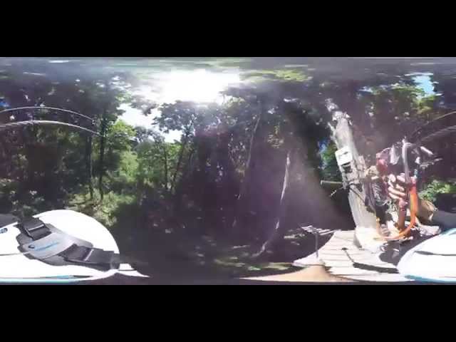 Treetop Trekking Zip Line - Stouffville - Round Content - 360 Video