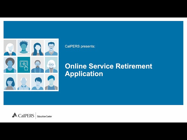 Online Service Retirement Application