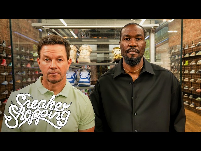 Mark Wahlberg and Yahya Abdul-Mateen II Go Sneaker Shopping With Complex