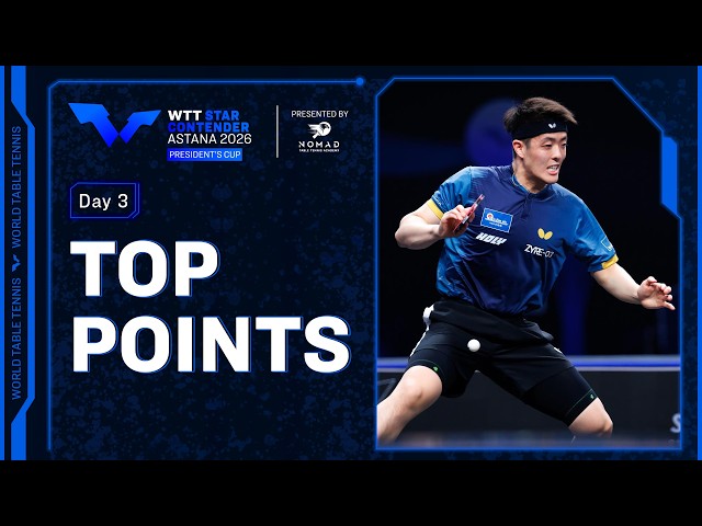 Top points of Day 3 | #WTTAstana 2026