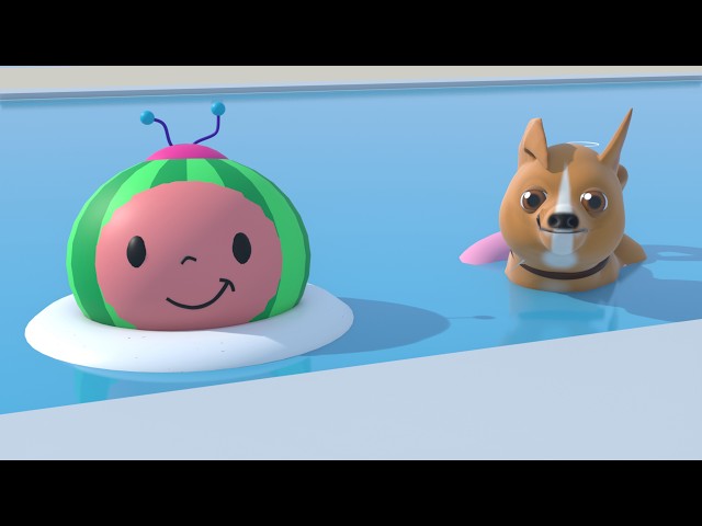Cocomelon And Max At The Pool Effects Sponsored By Gamavision Csupo Effects | Inverted
