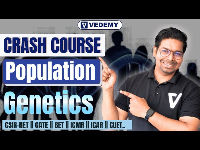 Learn Population Genetics in 10 Minutes||Crash Course|| CSIR-NET||GATE||DBT||ICMR