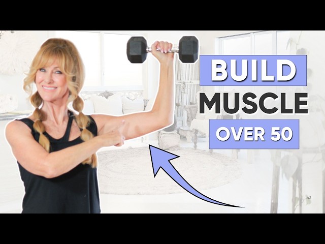 10 Minute Full Body Dumbbell Workout Over 50