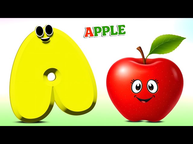 Learn ABC with Phonics 🔤🎵 | A to Z Alphabet Song for Kids | Letters, Sounds & First Words 🌈