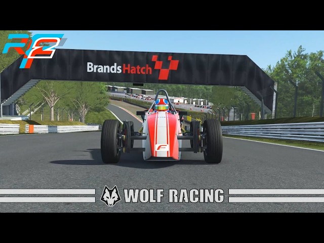 rFactor 2 - Formula Vee at Brands Hatch. AI driving by Wolf Racing