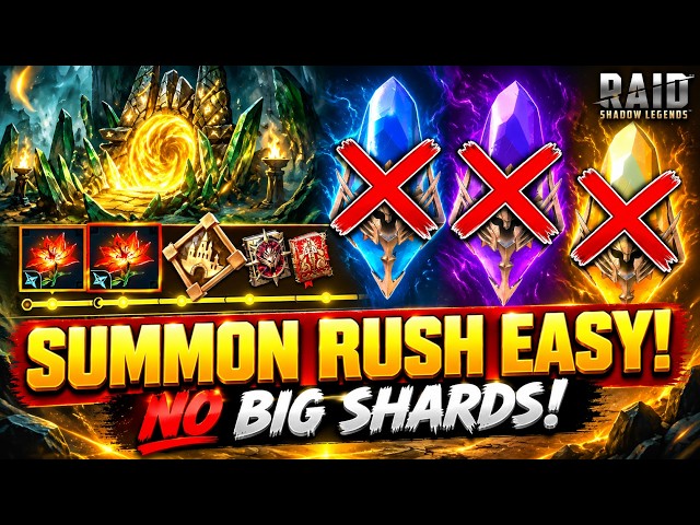 EASY HACKS TO CLEAR SUMMON RUSH - NO BIG SHARDS NEEDED! RAID: Shadow Legends