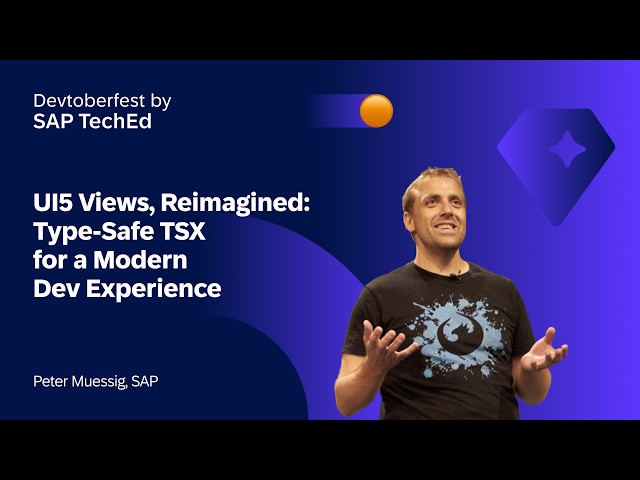 UI5 Views, Reimagined: Type-Safe TSX for a Modern Dev Experience