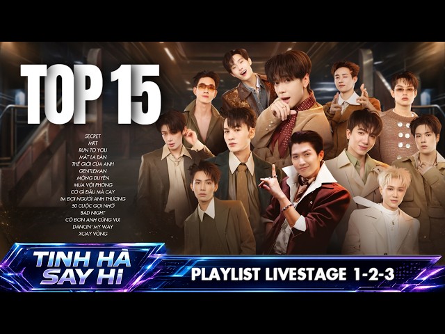 TOP 15 Newest and Most Explosive Songs from 3 LIVESTAGES of Anh Trai Say Hi - Secret, MRT, Mong D...