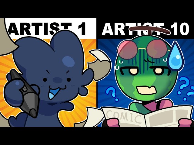 10 ARTISTS Make A COMIC Without COMMUNICATING!? | 3