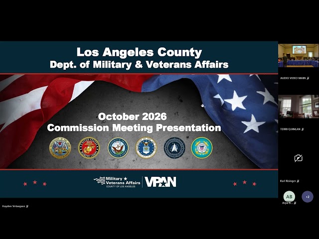 Veterans Advisory Commission | October 21, 2026