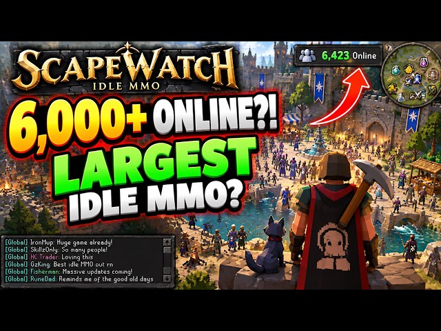 The LARGEST RuneScape-Like Idle MMO Yet? | Scapewatch Is Exploding