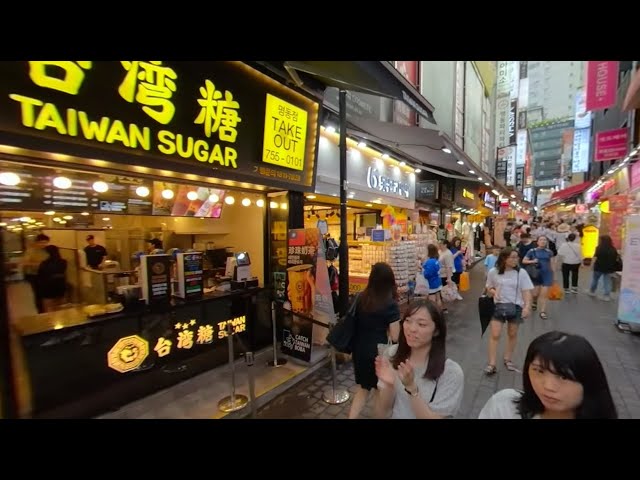 [vr] Myeongdong |여름✔️명동걷기| August Hot Summer, Seoul, Korea | チュング・ミョンドン | 韓国ソウル明洞
