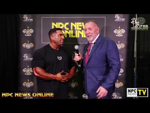 2026 IFBB Olympia Weekend Tony Doherty Interviews Mr Olympia 3rd Place Winner Derek Lunsford