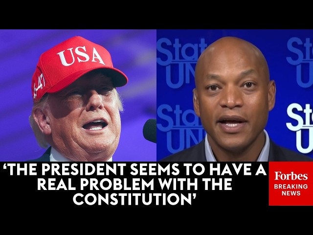 Wes Moore Rips Trump Over Ban Of CNN, MS NOW, Politico From WH, Claims It Violates Constitution