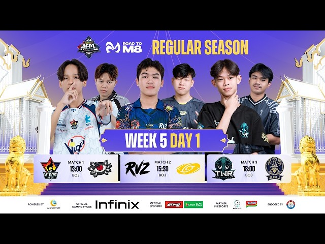 🔴LIVE | [ENG] MPL MY Season 18 Playoffs Day 3 l VMS vs BTRM l TR vs SRG l [RESTREAMING] l NO ADS