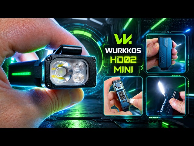 WURKKOS HD02 MINI - Spotlight, Floodlight, Red light & Wing-light!