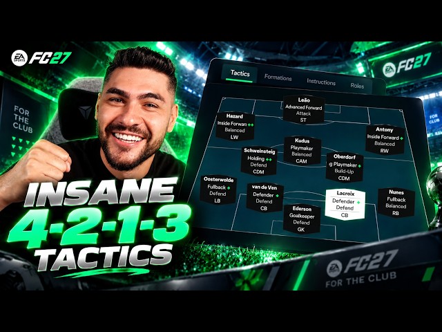 The BEST Meta 4-2-1-3 Custom TACTICS in FC 27! This Pro Setup Is ELITE!