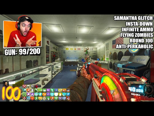 ULTIMATE CHAOS ZOMBIES GUN GAME in GTA V!!! (INSANE)