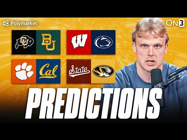 FINAL College Football Week 4 Predictions: Colorado vs Baylor, Penn State vs Wisco, Clemson vs Cal