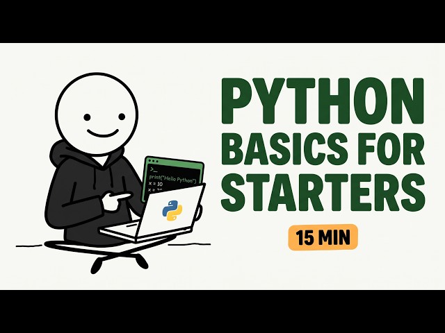 Python Crash Course For Beginners (15 Minutes)