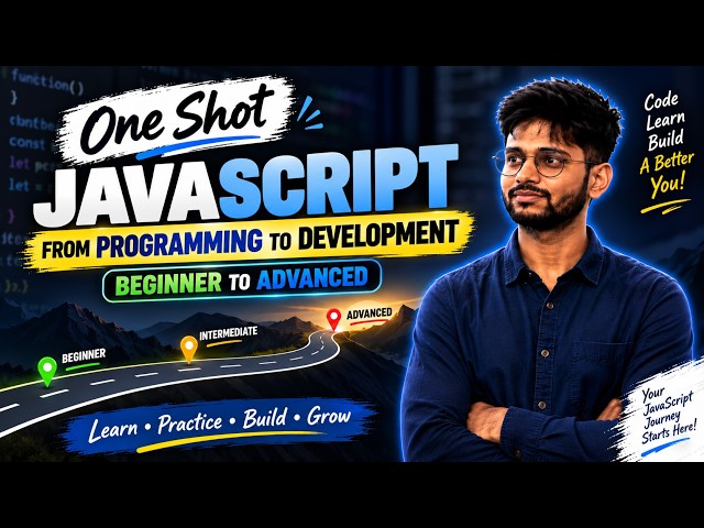 JavaScript Tutorial in Hindi | JavaScript in One Shot | Beginner to Advanced