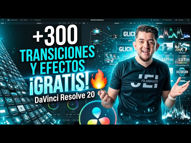 +300 FREE Transitions and Effects for DaVinci Resolve 20 #DaVinciResolve20 #FreeTransitions