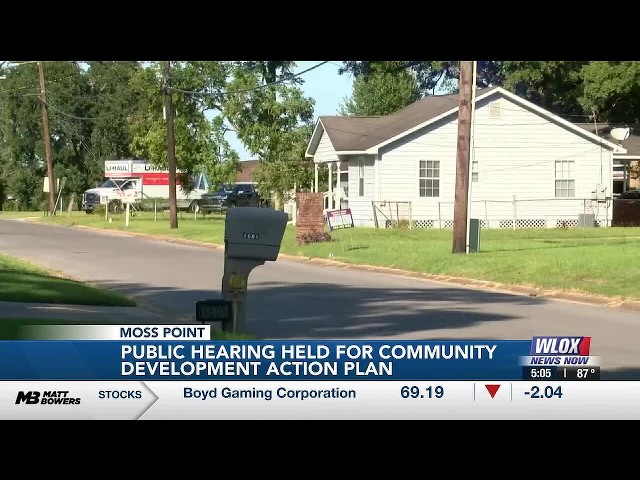 HAPPENING MONDAY: Public hearing held in Moss Point for community development action plan