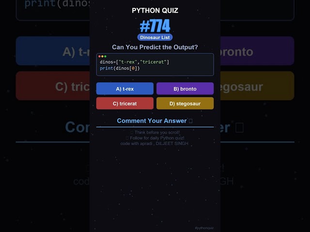 Python Quiz #774 — Can You Predict the Output? #shorts #python