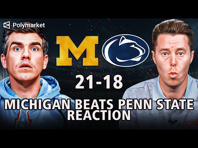Michigan BEATS Penn State REACTION | Tommy Carr Better Than Bryce Underwood?