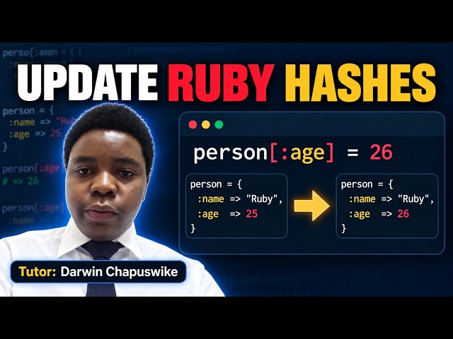 Ruby Tutorial Lab 10 - Updating information to a ruby hash