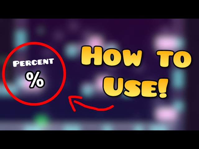 How to Use the Percentage Trigger | Geometry Dash 2.209 Tutorial